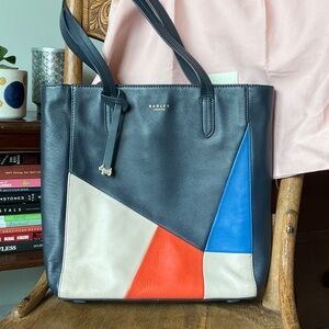RADLEY LONDON Color Block Leather Tote